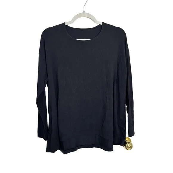 Lululemon City Bound Long Sleeve Top Lightweight Tee Black Size 8 - Picture 1 of 5